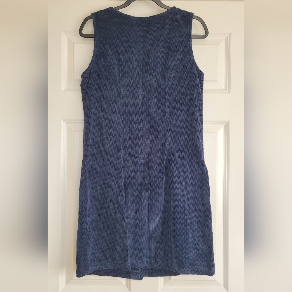 Vintage Match Made in USA Navy Corduroy Mini Jumper - Size 4 - Picture 2 of 8